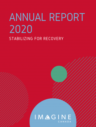 2020 Imagine Canada Annual Report cover